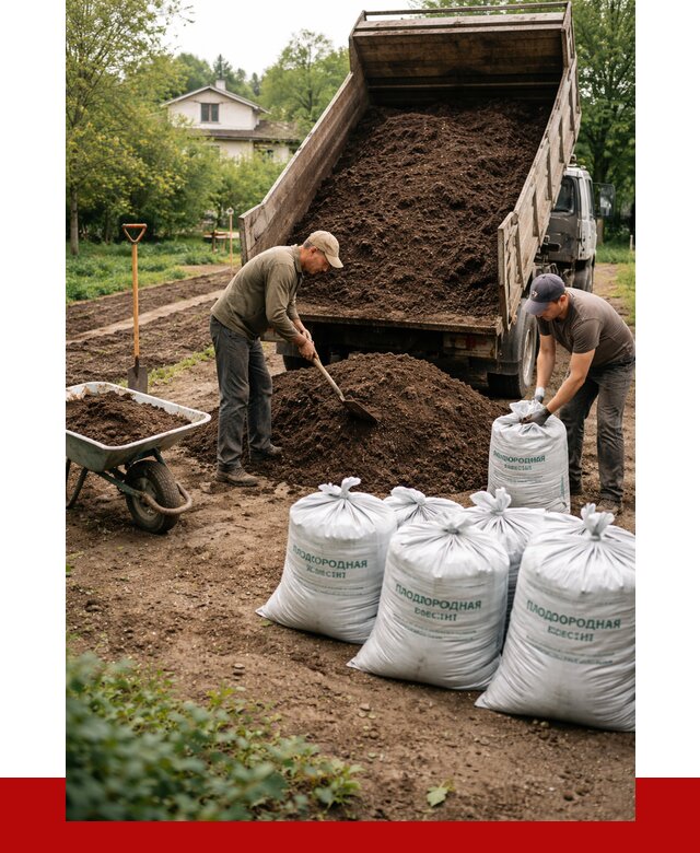 Плодородная смесь в Усолье-Сибирском от 4334 р./куб с доставкой | ПРОНЕРУДСль