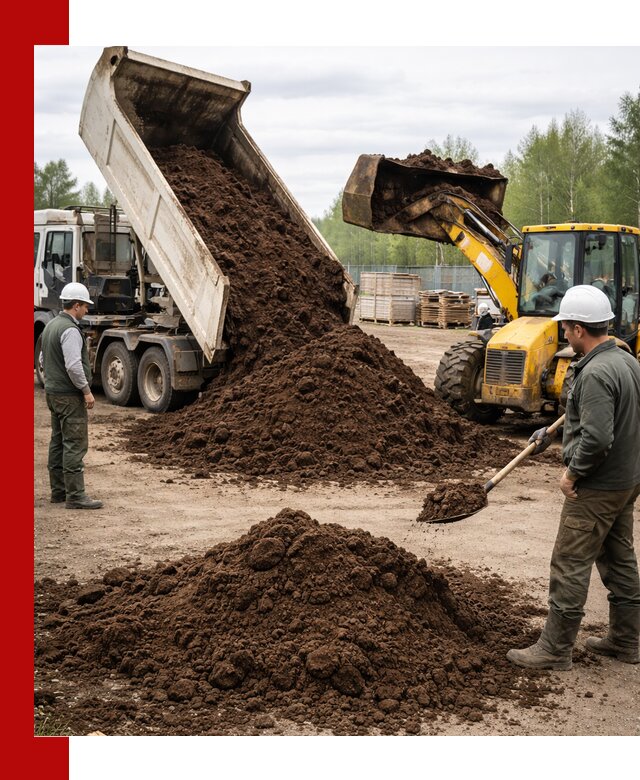 Доставка торфа оптом и в мешках в Усолье-Сибирском