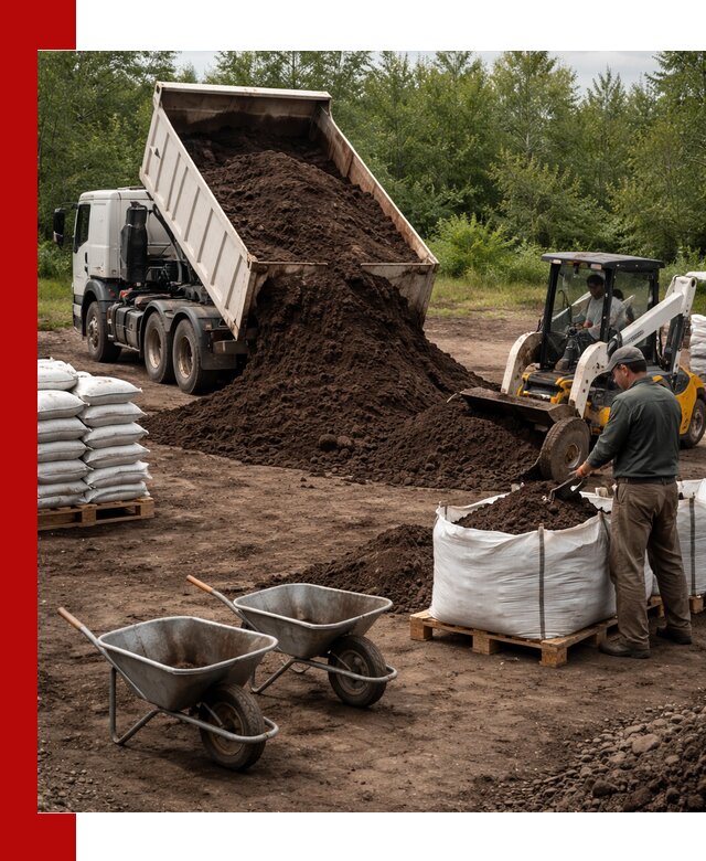 Доставка и продажа торфогрунта в Усолье-Сибирском оптом и в розницу
