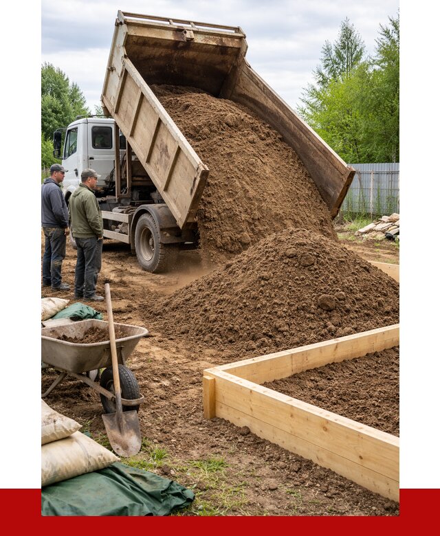 Торфо песчаная смесь в Усолье-Сибирском с доставкой от 1909 р. | ПРОНЕРУДСль