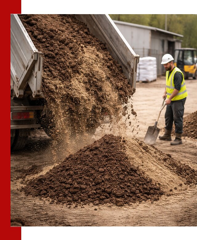Доставка торфо-песчаной смеси в Усолье-Сибирском для строительства и озеленения