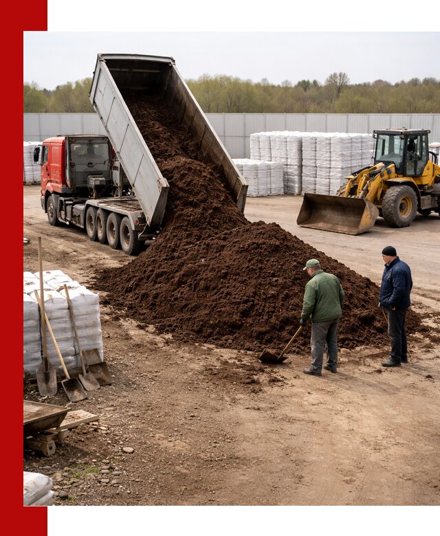 Доставка торфяных смесей оптом и в розницу в Усолье-Сибирском