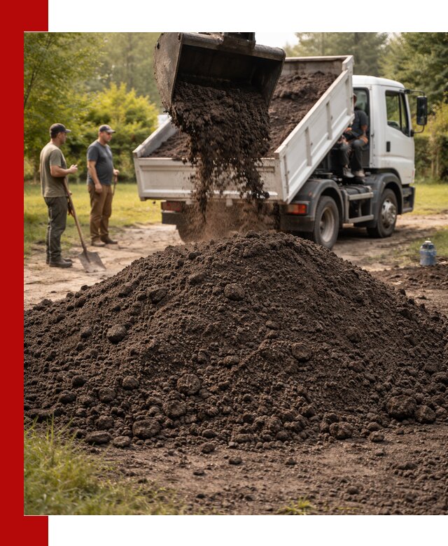 Доставка и продажа чернозема в Усолье-Сибирском оптом и в розницу