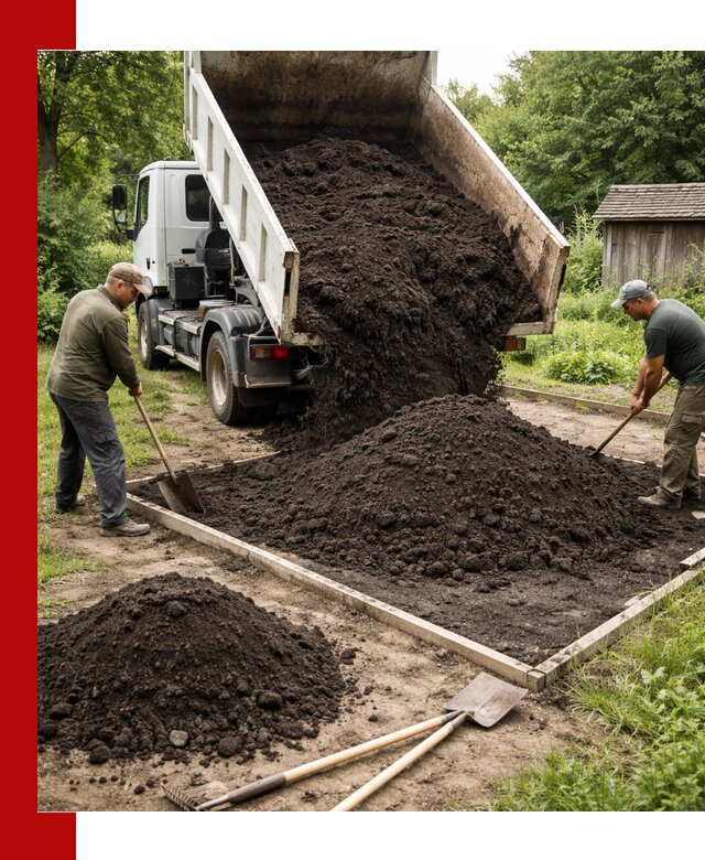 Купить чистый чернозем для огорода с доставкой в Усолье-Сибирском