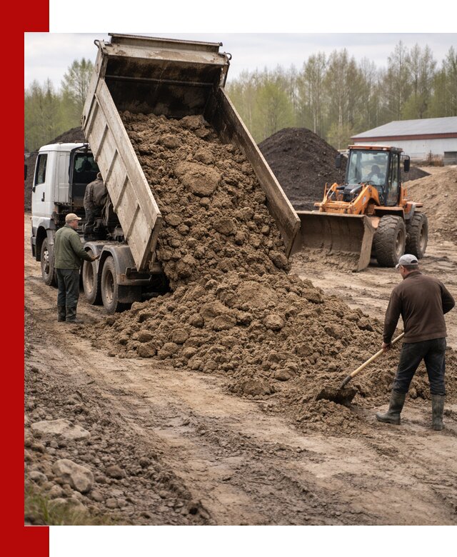 Доставка глин и суглинков в Усолье-Сибирском оптом и вкрай