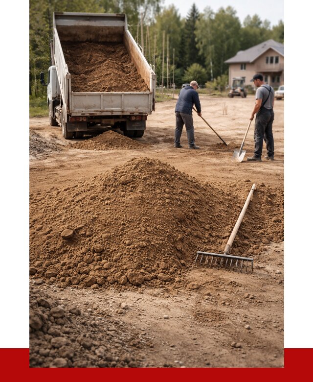 Суглинок для планировки в Усолье-Сибирском с доставкой от 4334 р. | ПРОНЕРУДСль