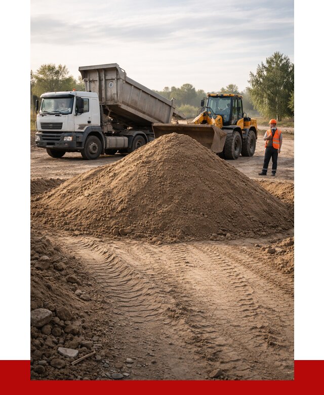 Купить песчаный грунт с доставкой в Усолье-Сибирском от 4334 р. | ПРОНЕРУДСль