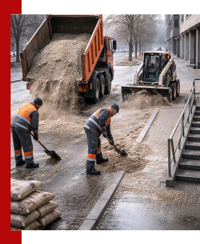 Поставка противогололедных материалов в Усолье-Сибирском