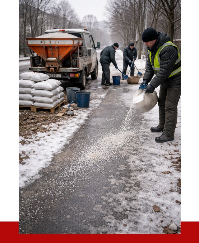 Реагент против гололеда в Усолье-Сибирском с доставкой от 4644 р. | ПРОНЕРУДСль