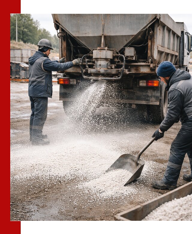 Доставка и продажа хлористого кальция в Усолье-Сибирском