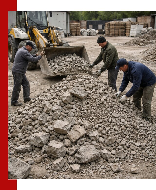 Демонтаж и вывоз бой бетона в Усолье-Сибирском