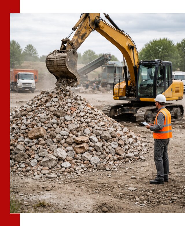 Доставка и вывоз строительного боя в Усолье-Сибирском