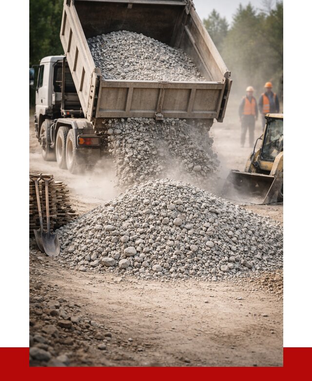 Купить дробленый бетон в Усолье-Сибирском от 1754 р./куб | ПРОНЕРУДСль