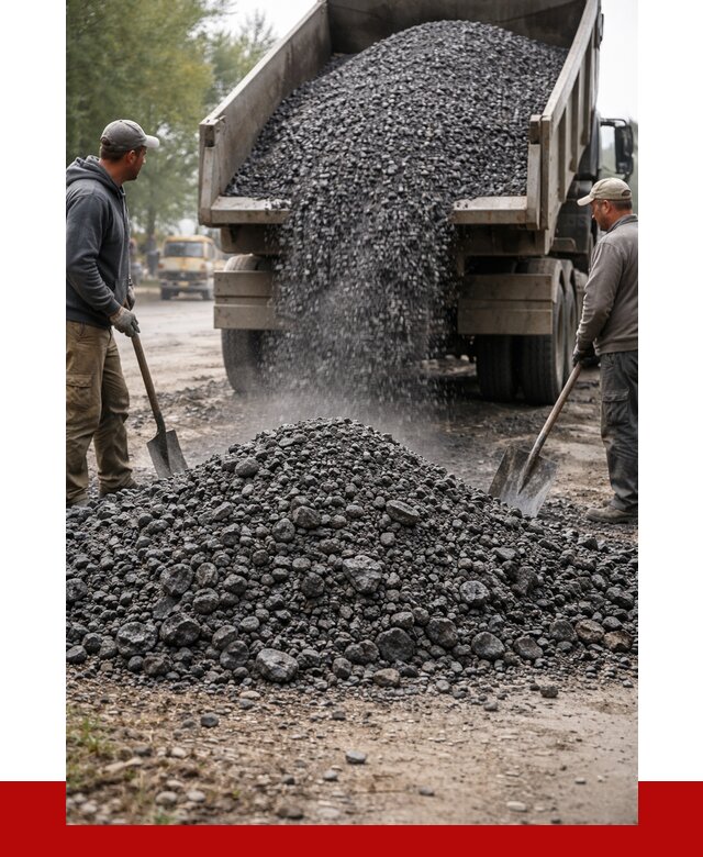 Дробленый асфальт в Усолье-Сибирском от 2890 р. с доставкой | ПРОНЕРУДСль