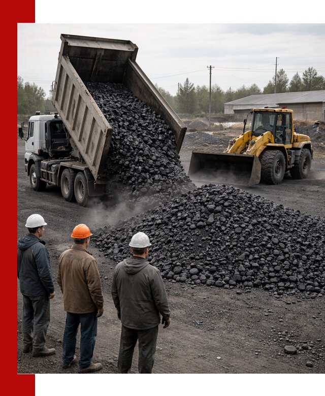 Доставка угля антрацита в Усолье-Сибирском с самосвалами и погрузкой