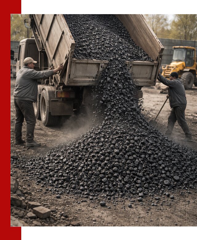 Доставка угля семечка самосвалами в Усолье-Сибирском