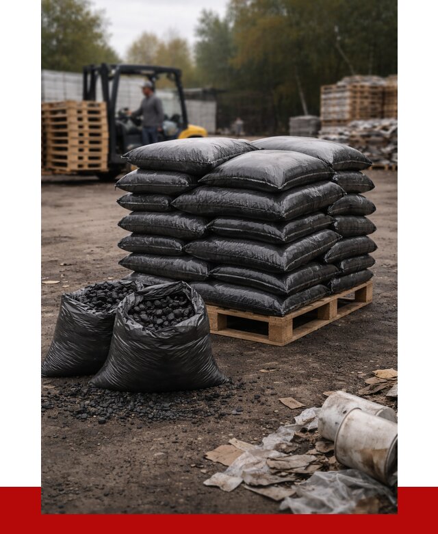 Купить уголь в мешках с доставкой в Усолье-Сибирском от 7740 р. | ПРОНЕРУДСль