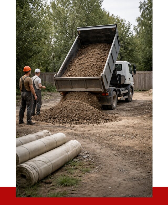 Доставка сыпучих материалов самосвалом в [cvi] от 4334 р. | ПРОНЕРУДСль