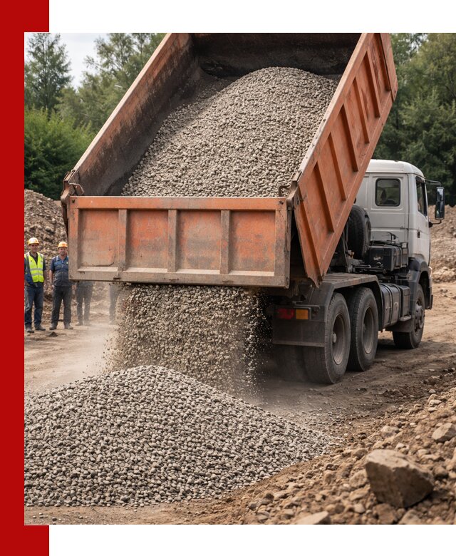 Доставка сыпучих материалов самосвалом в Усолье-Сибирском быстро и надежно