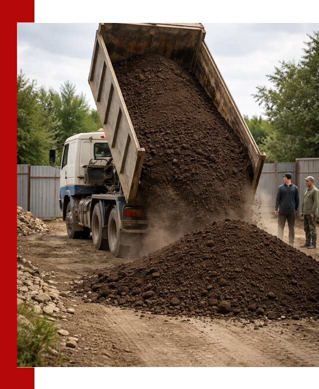 Доставка самосвалом 10 кубов в Усолье-Сибирском быстро и надёжно