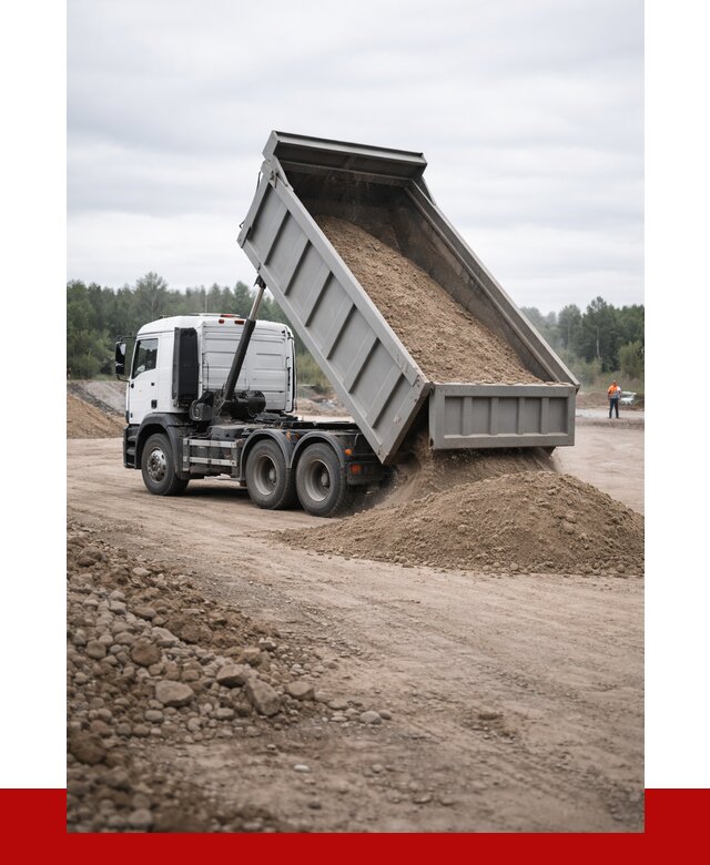 Доставка самосвалом 15 кубов в Усолье-Сибирском от 6708 руб. | ПРОНЕРУДСль