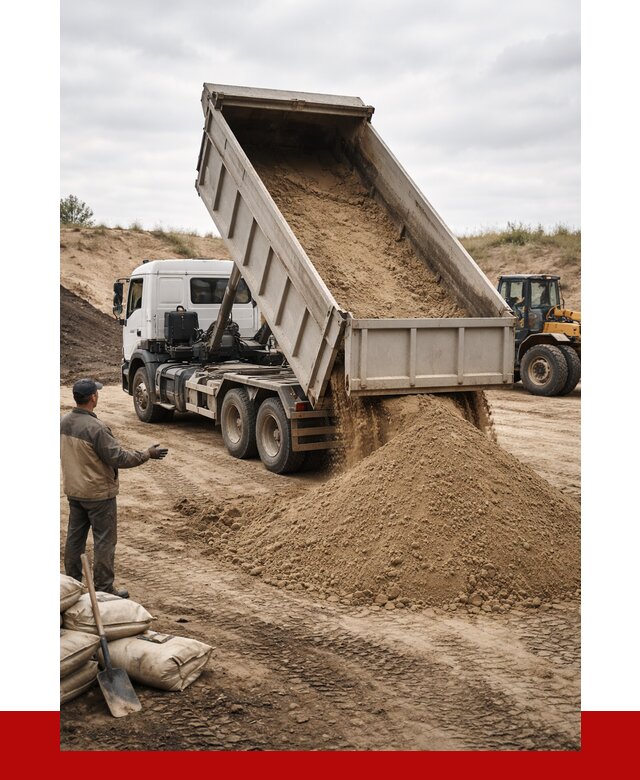 Доставка самосвалом 20 кубов в Усолье-Сибирском от 7740 р. | ПРОНЕРУДСль