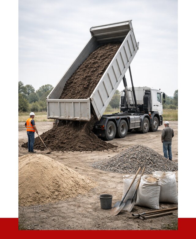 Доставка самосвалом 30 кубов в Усолье-Сибирском от 8772 р. | ПРОНЕРУДСль