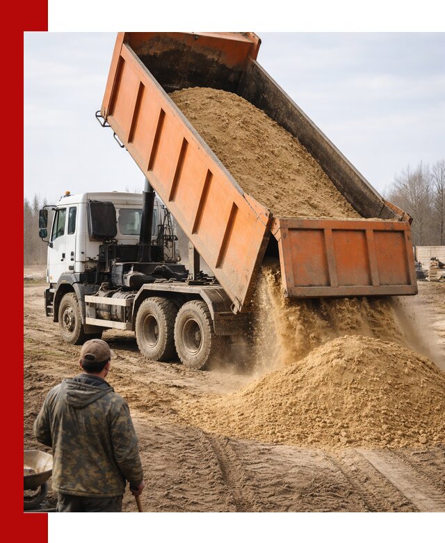 Аренда самосвала 20 тонн для перевозки грузов в Усолье-Сибирском