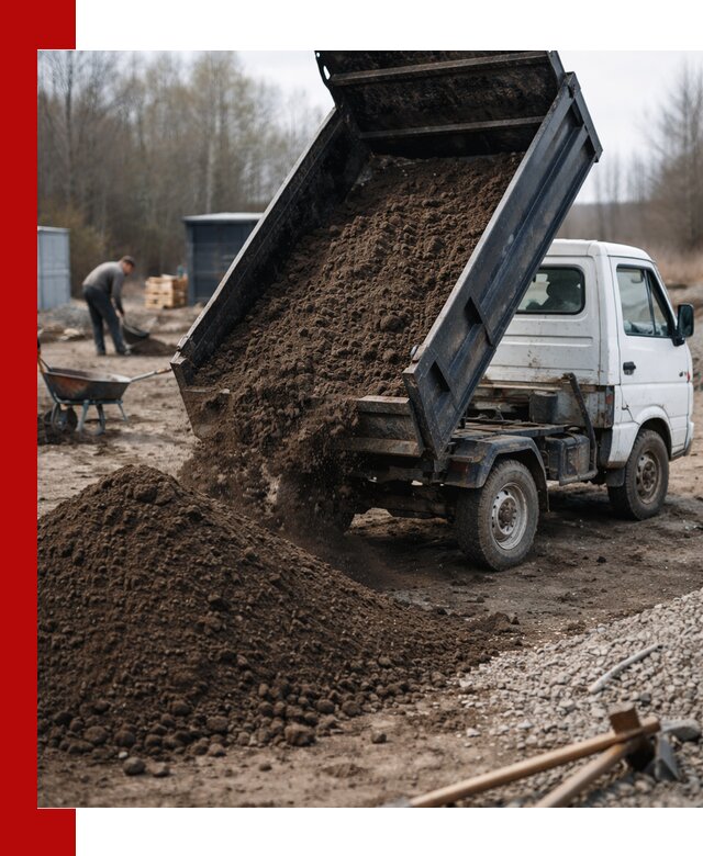 Аренда минисамосвала в Усолье-Сибирском для доставки сыпучих материалов