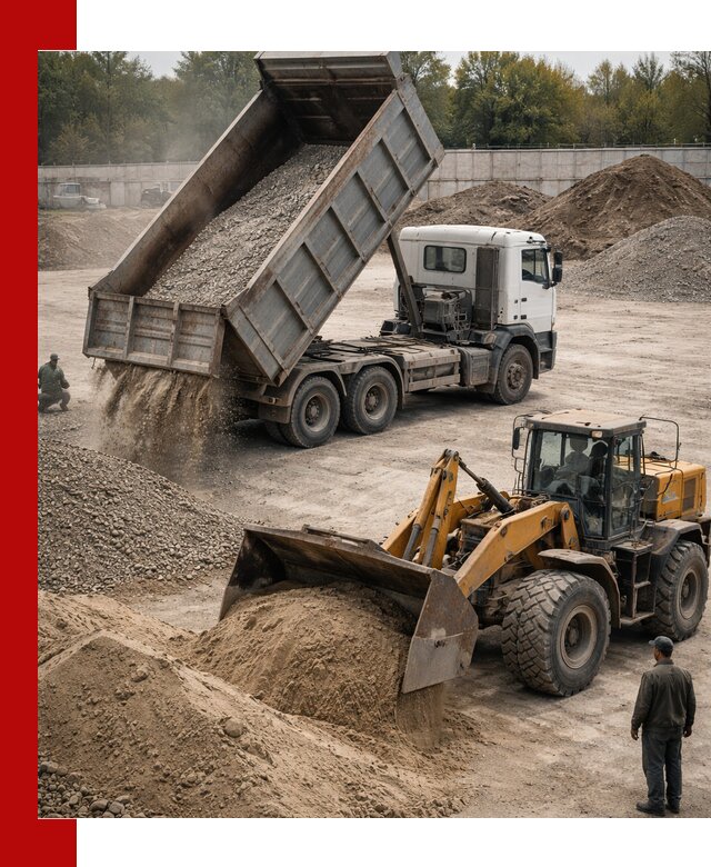 Перевозка сыпучих грузов самосвалами и бортовыми в Усолье-Сибирском