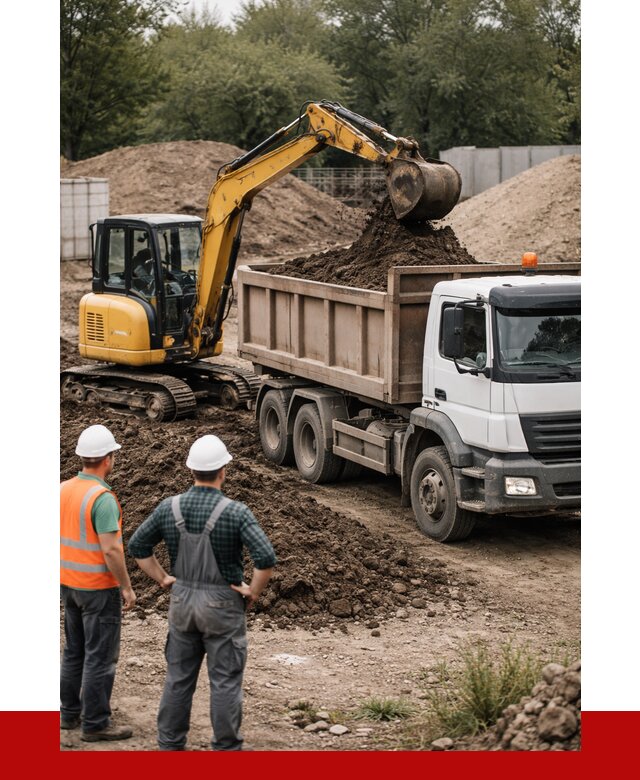Вывоз грунта в Усолье-Сибирском от 4644 р. самосвалом | ПРОНЕРУДСль