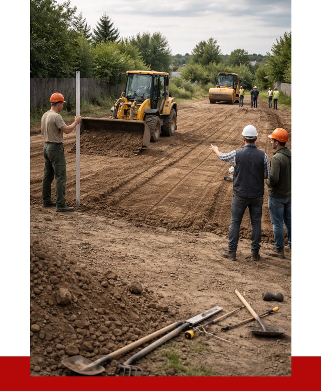 Планировка участка грунтом в Усолье-Сибирском от 4644 р ПРОНЕРУДСль